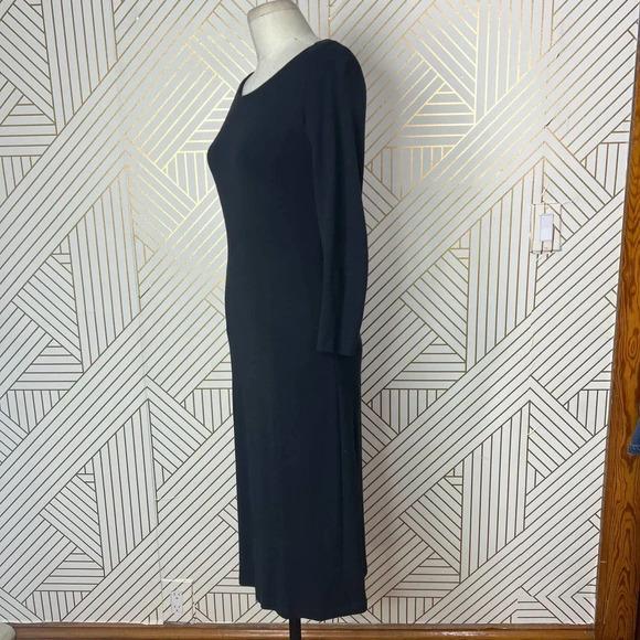 Ralph Lauren Black Label Classic BlackSheath Dress Size 6 - Picture 5 of 12